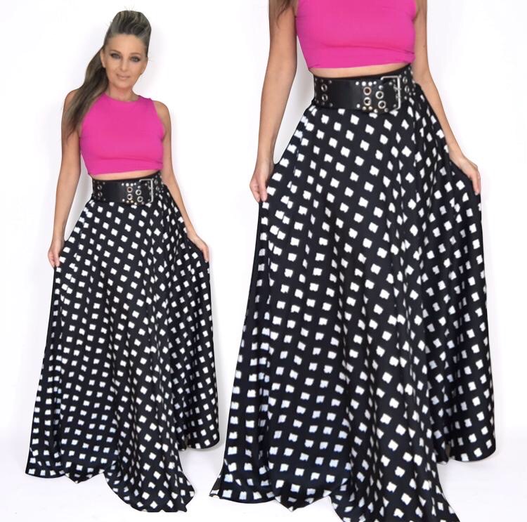 Dlouhá letní sukně BOROS SK-L-BW08